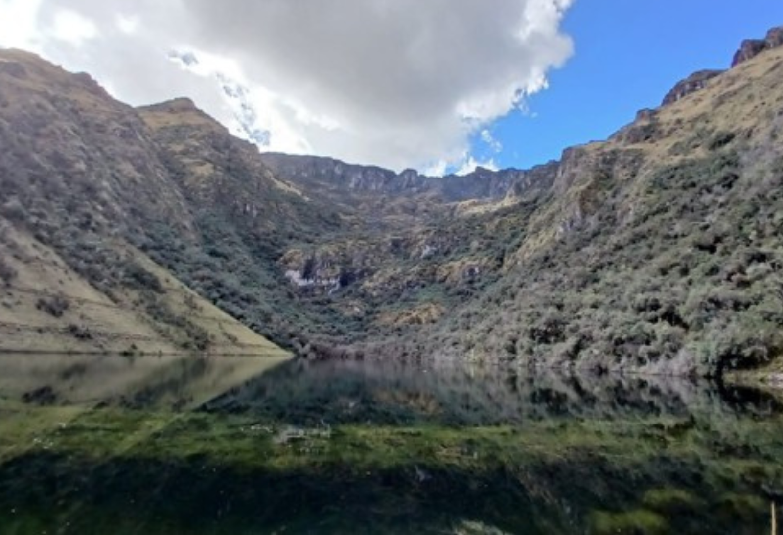 Yanacocha Lagoon in Huayoccari